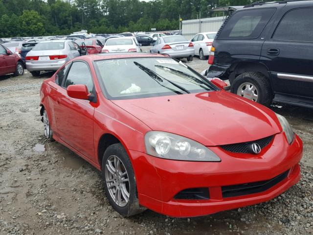 JH4DC54866S020349 - 2006 ACURA RSX RED photo 1