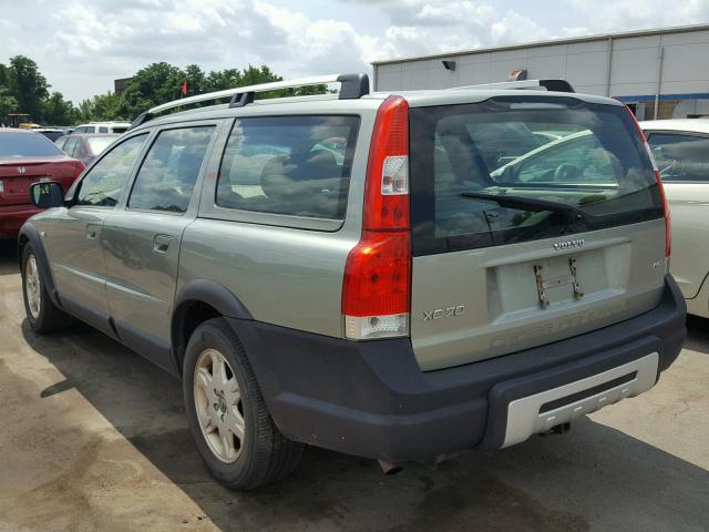 YV4SZ592461232987 - 2006 VOLVO XC70 GREEN photo 3