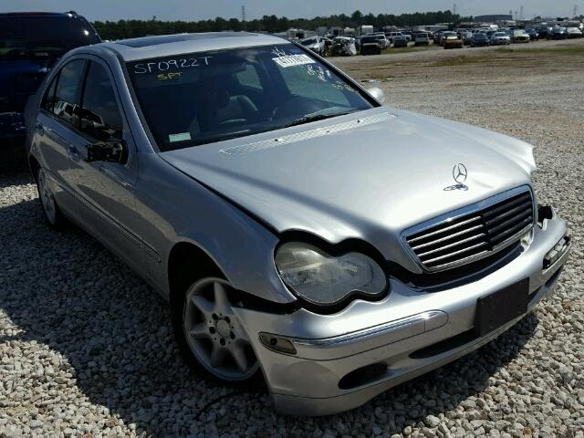 WDBRF61J12F145207 - 2002 MERCEDES-BENZ C SILVER photo 1