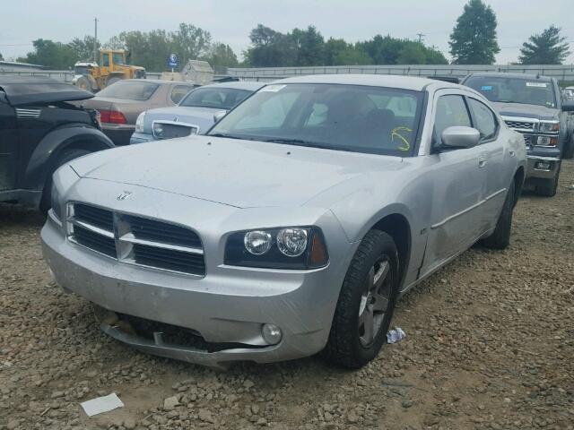 2B3CA3CV7AH276578 - 2010 DODGE CHARGER SX SILVER photo 2