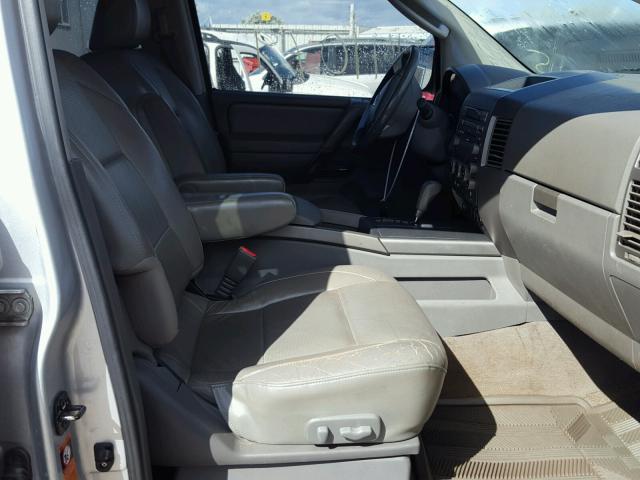 5N1AA08A65N738924 - 2005 NISSAN ARMADA SE SILVER photo 5