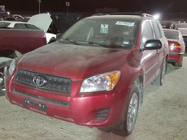 JTMZF4DV2A5023531 - 2010 TOYOTA RAV4 RED photo 2