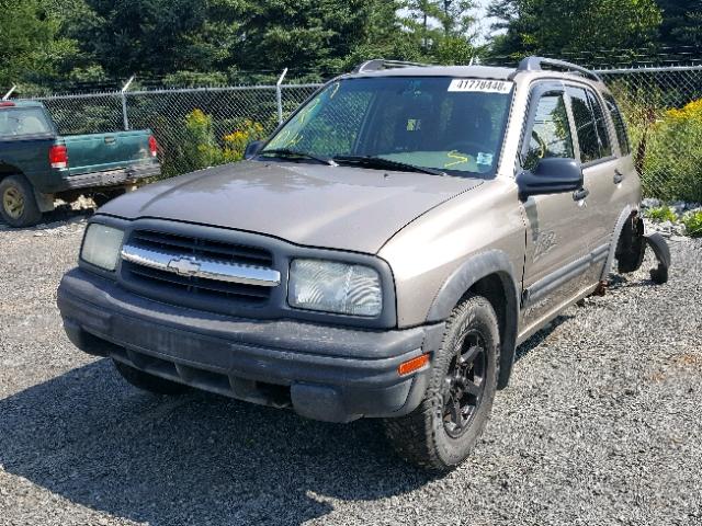 2CNBJ734X36936342 - 2003 CHEVROLET TRACKER ZR BROWN photo 2