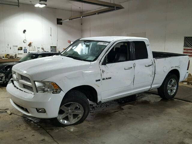 1D7RV1GT4AS240467 - 2010 DODGE RAM 1500 WHITE photo 2