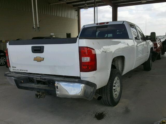 1GBHK63K99F122612 - 2009 CHEVROLET SILVERADO WHITE photo 4