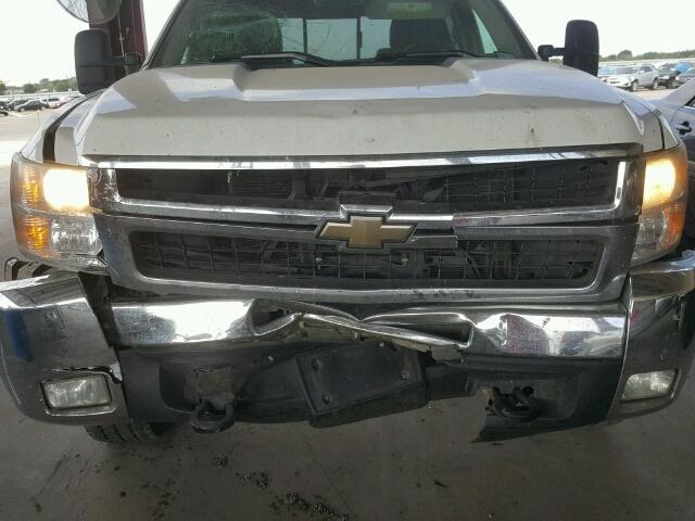 1GBHK63K99F122612 - 2009 CHEVROLET SILVERADO WHITE photo 9