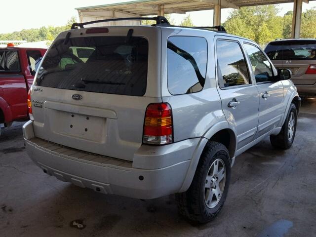 1FMYU94115KA48323 - 2005 FORD ESCAPE LIM SILVER photo 4