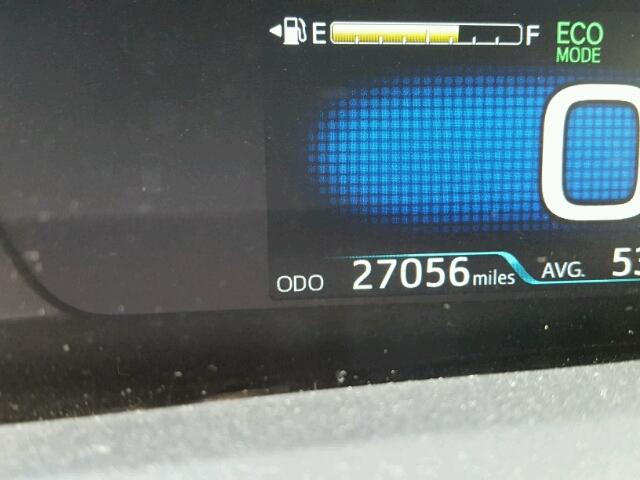 JTDKBRFU2G3509291 - 2016 TOYOTA PRIUS 黑色 照片 8