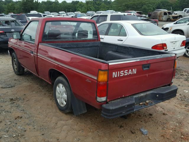 1N6SD11S9PC324511 - 1993 NISSAN TRUCK SHOR RED photo 3