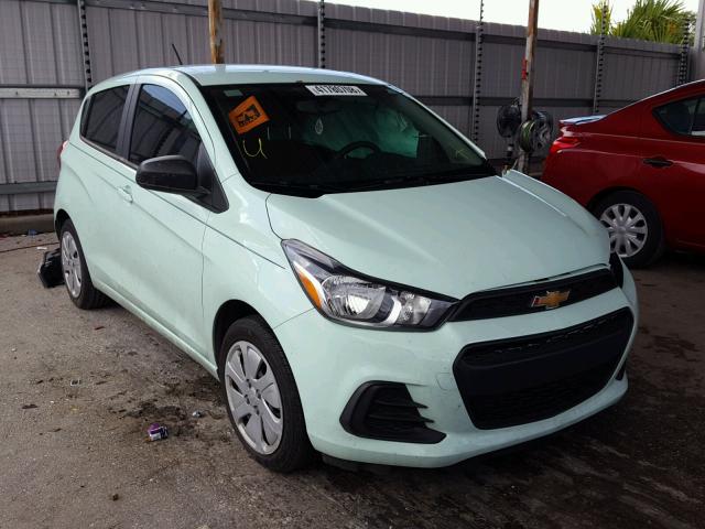 KL8CB6SA4HC756949 - 2017 CHEVROLET SPARK LS GREEN photo 1