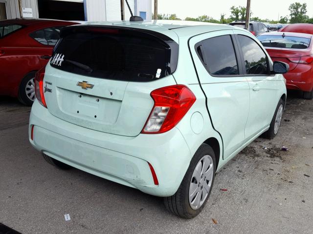 KL8CB6SA4HC756949 - 2017 CHEVROLET SPARK LS GREEN photo 4