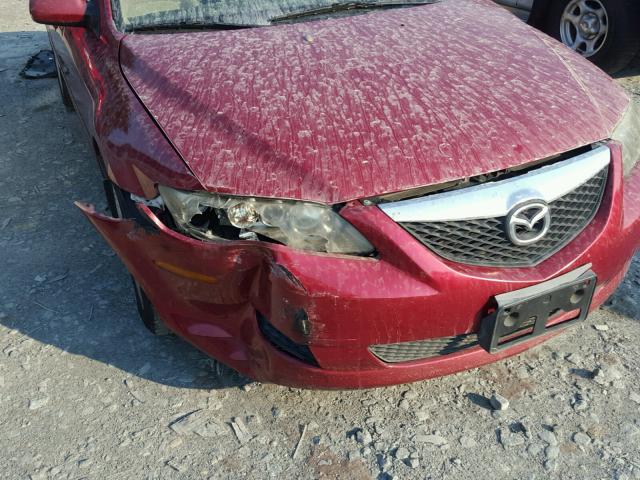 1YVFP80C235M19371 - 2003 MAZDA 6 I Կարմիր լուսանկար 9