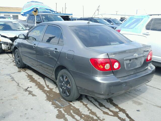 2T1BR32E25C400647 - 2005 TOYOTA COROLLA CE GRAY photo 3