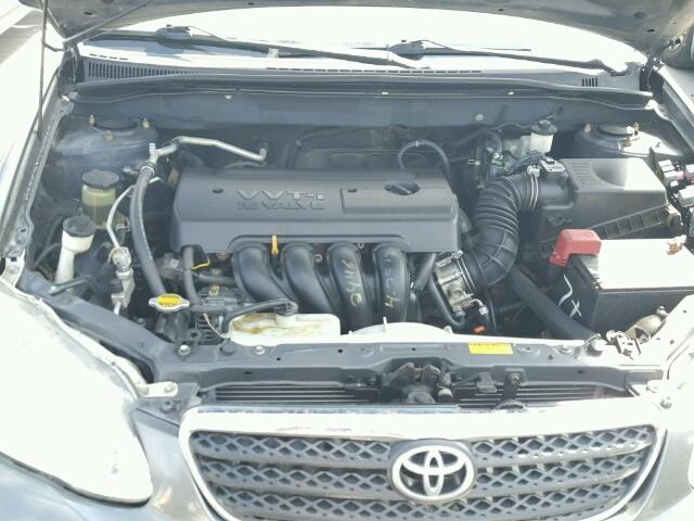 2T1BR32E25C400647 - 2005 TOYOTA COROLLA CE GRAY photo 7