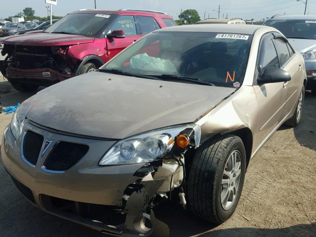 1G2ZG528754141803 - 2005 PONTIAC G6 TAN photo 2