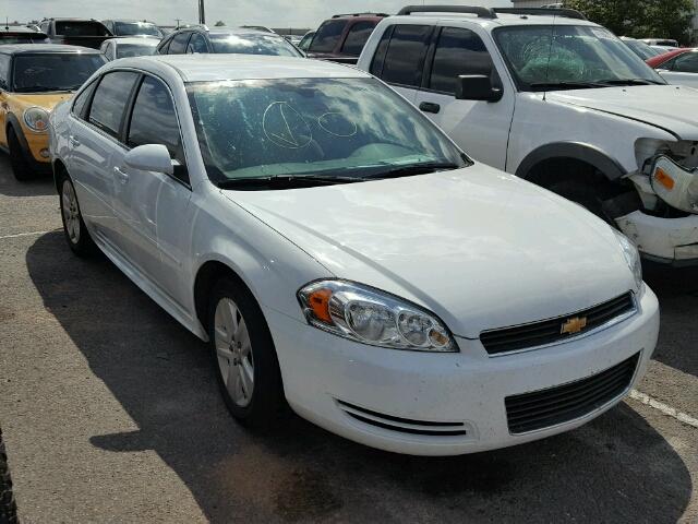 2G1WA5EK3B1306351 - 2011 CHEVROLET IMPALA LS WHITE photo 1