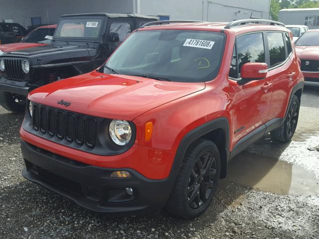 ZACCJABB9HPG33830 - 2017 JEEP RENEGADE L RED photo 2