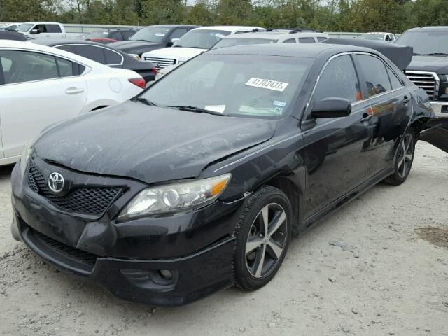 4T1BF3EK3BU170802 - 2011 TOYOTA CAMRY BASE BLACK photo 2