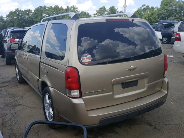 1GNDV33L45D195568 - 2005 CHEVROLET UPLANDER L 金色 照片 3