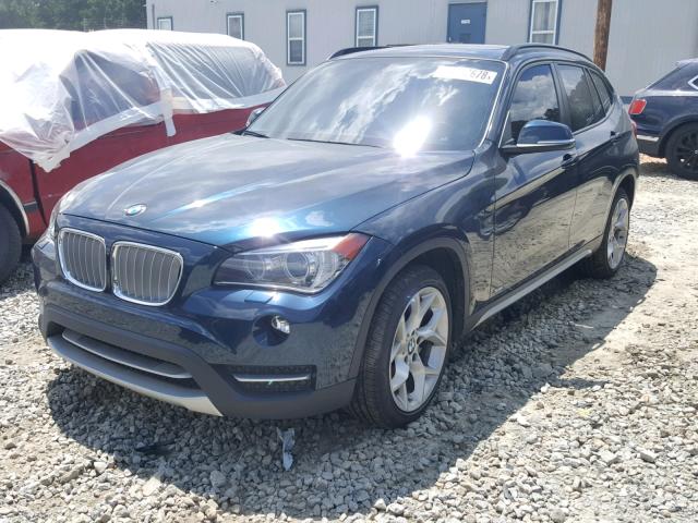 WBAVM5C50DVL63726 - 2013 BMW X1 XDRIVE3 BLUE photo 2