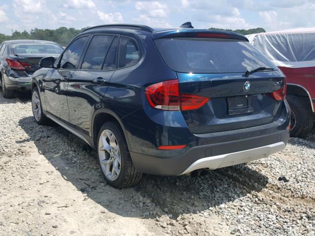 WBAVM5C50DVL63726 - 2013 BMW X1 XDRIVE3 BLUE photo 3