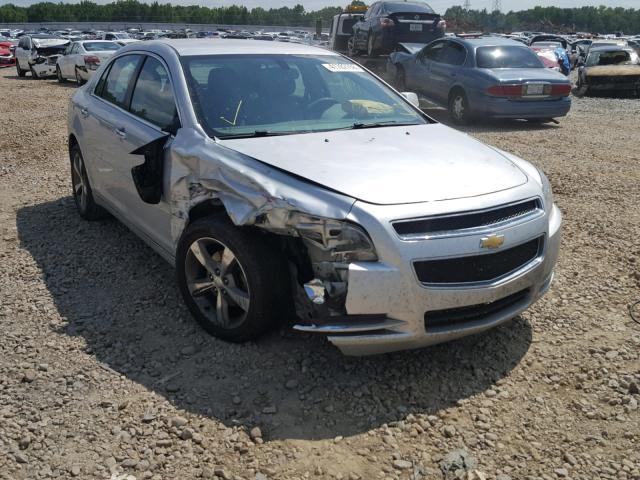 1G1ZC5E01CF385129 - 2012 CHEVROLET MALIBU 1LT SILVER photo 1
