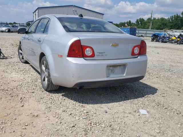 1G1ZC5E01CF385129 - 2012 CHEVROLET MALIBU 1LT SILVER photo 3
