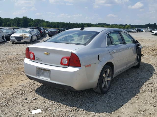 1G1ZC5E01CF385129 - 2012 CHEVROLET MALIBU 1LT SILVER photo 4