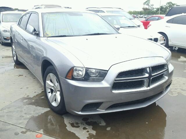 2B3CL3CG5BH519589 - 2011 DODGE CHARGER SILVER photo 1