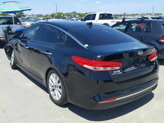 5XXGU4L3XGG041762 - 2016 KIA OPTIMA EX BLACK photo 3