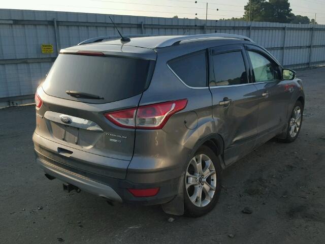 1FMCU9J91EUE13138 - 2014 FORD ESCAPE GRAY photo 4