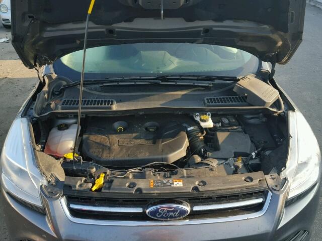 1FMCU9J91EUE13138 - 2014 FORD ESCAPE GRAY photo 7