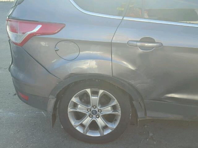 1FMCU9J91EUE13138 - 2014 FORD ESCAPE GRAY photo 9