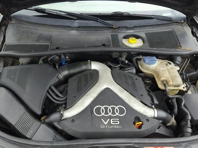 WAULD64B53N008597 - 2003 AUDI A6 2.7T QU BLACK photo 7