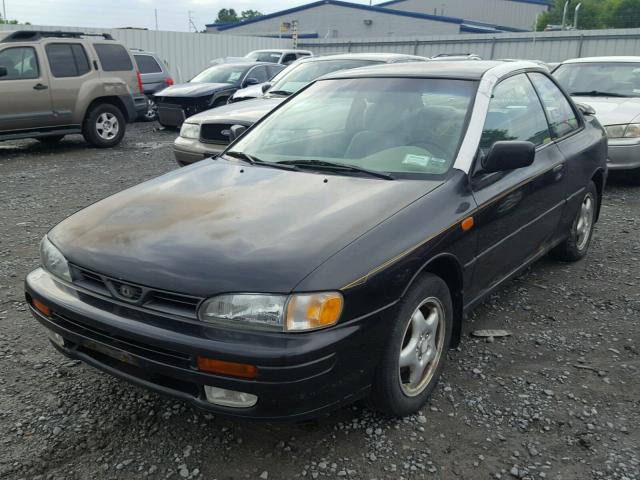 JF1GM4558TH410071 - 1996 SUBARU IMPREZA LX BLACK photo 2