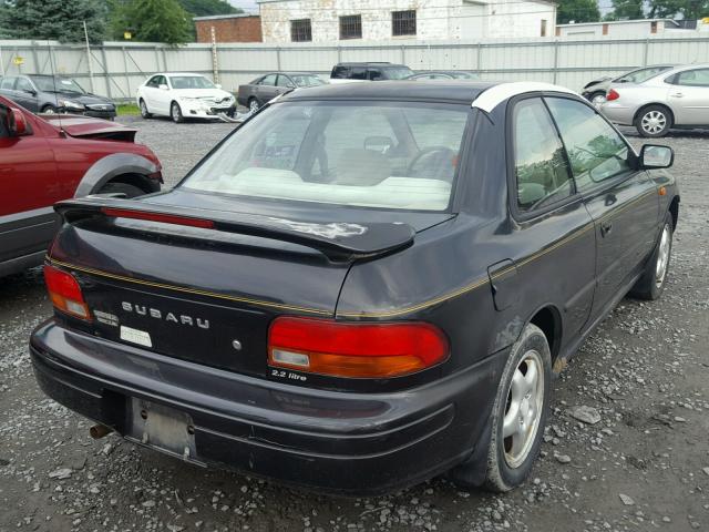 JF1GM4558TH410071 - 1996 SUBARU IMPREZA LX BLACK photo 4