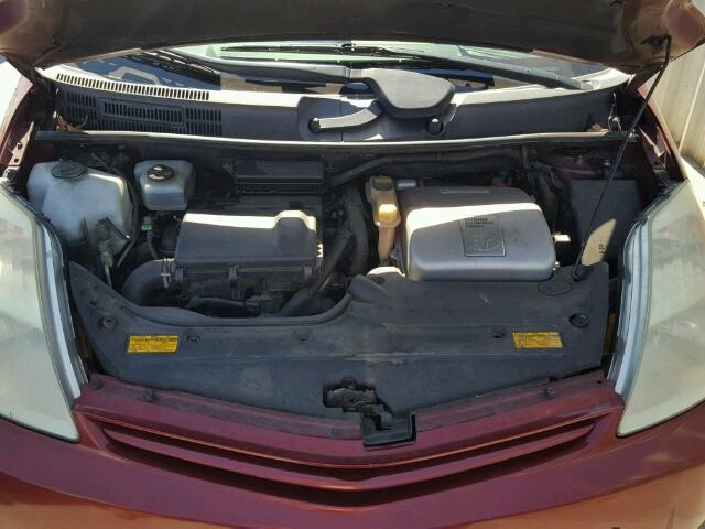 JTDKB20U640077673 - 2004 TOYOTA PRIUS 红色 照片 7