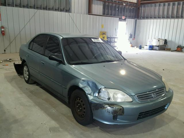 2HGEJ6617YH605471 - 2000 HONDA CIVIC BASE GREEN photo 1