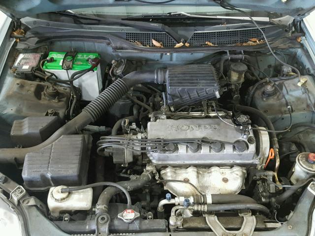 2HGEJ6617YH605471 - 2000 HONDA CIVIC BASE GREEN photo 7