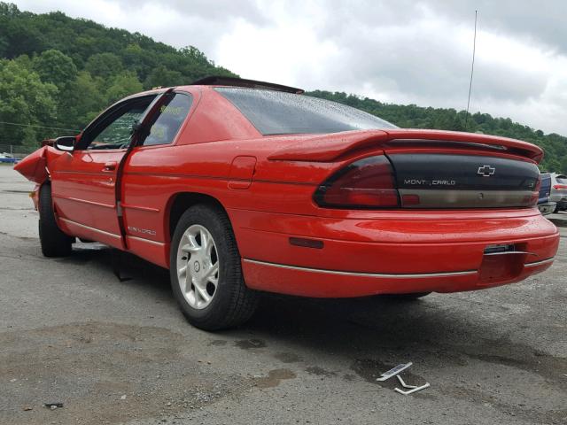 2G1WW12M2W9191703 - 1998 CHEVROLET MONTE CARL 红色 照片 3