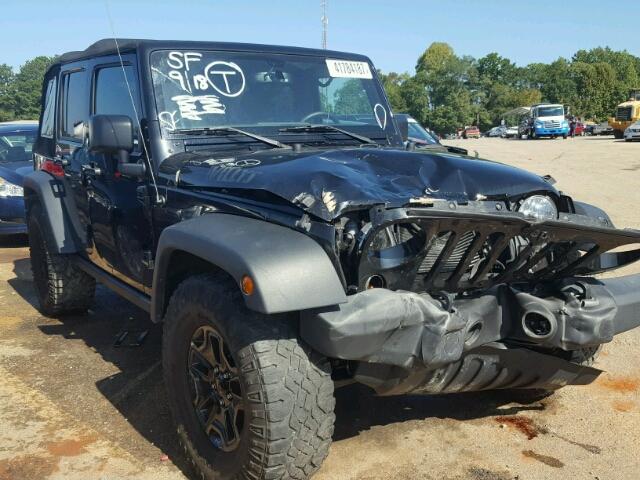 1C4BJWDG7GL216954 - 2016 JEEP WRANGLER U BLACK photo 1