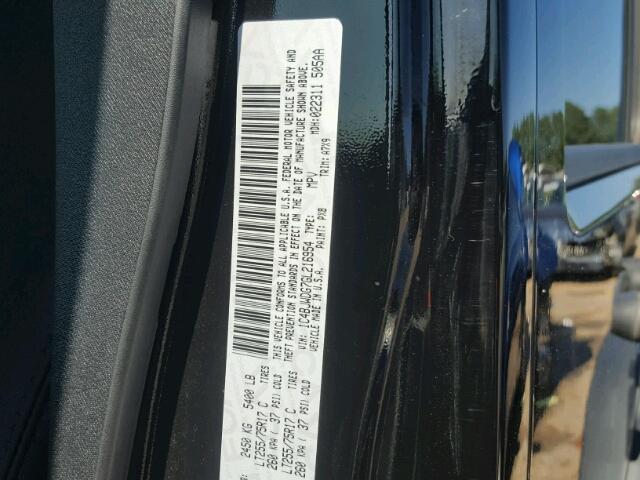 1C4BJWDG7GL216954 - 2016 JEEP WRANGLER U BLACK photo 10