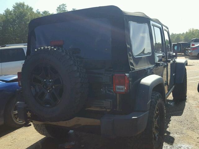 1C4BJWDG7GL216954 - 2016 JEEP WRANGLER U BLACK photo 4