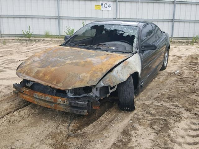 1G2WP12K8VF258284 - 1997 PONTIAC GRAND PRIX BLACK photo 2