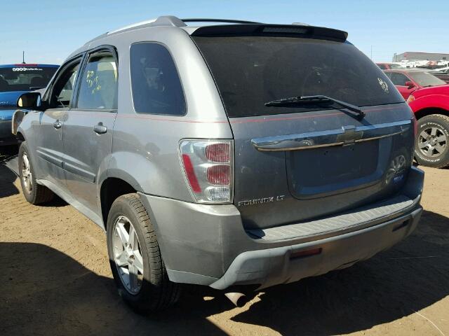 2CNDL73F056147849 - 2005 CHEVROLET EQUINOX SILVER photo 3