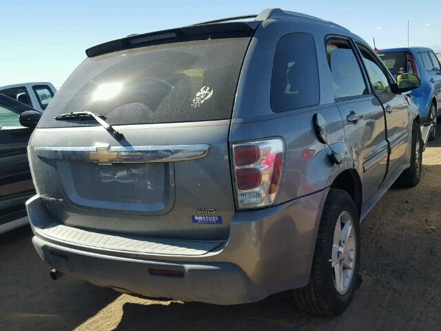 2CNDL73F056147849 - 2005 CHEVROLET EQUINOX SILVER photo 4