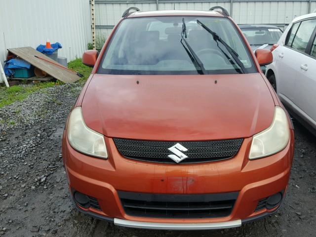 JS2YB413775105439 - 2007 SUZUKI SX4 ORANGE photo 9