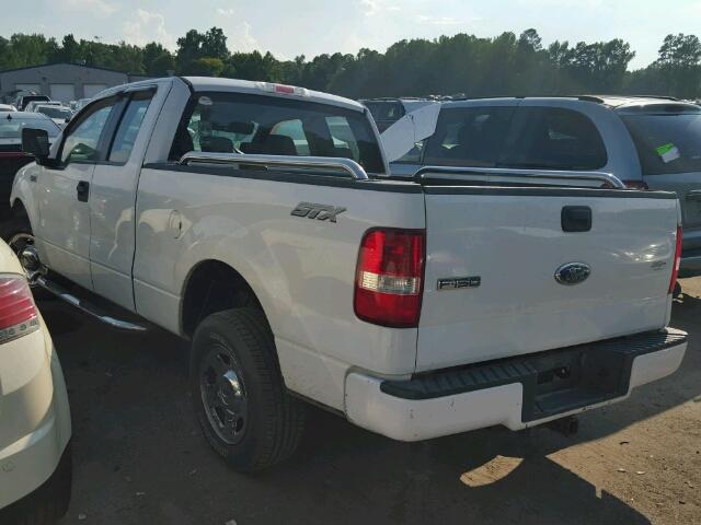 1FTRX12W86NB00160 - 2006 FORD F150 WHITE photo 3