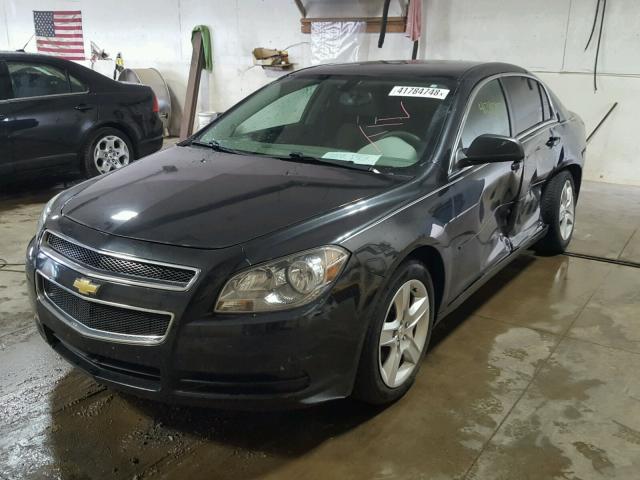 1G1ZB5E01CF211306 - 2012 CHEVROLET MALIBU LS BLACK photo 2