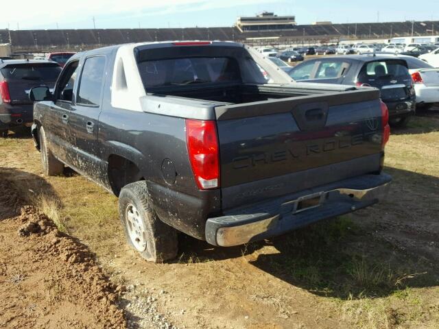 3GNEC13T83G302801 - 2003 CHEVROLET AVALANCHE 黑色 照片 3